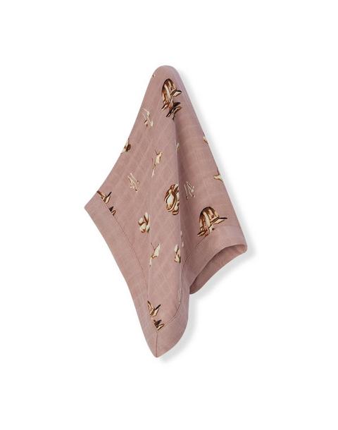 Mushroom Bamboo Mini Lovey Two-Layer Muslin Security Blanket