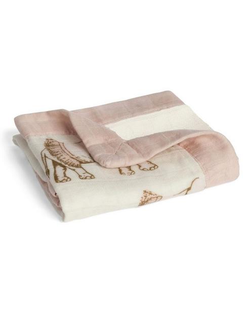 Tutu Elephant Mini Lovey Two-Layer Muslin Security Blanket