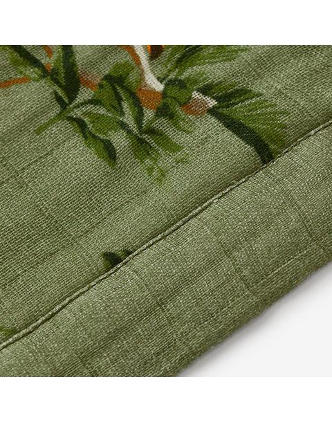 Toucan Bamboo Mini Lovey Two-Layer Muslin Security Blanket