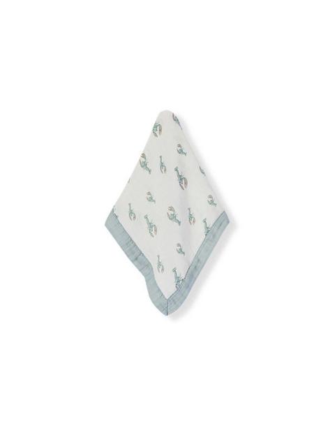 Mint Lobster Bamboo Mini Lovey Two-Layer Muslin Security Blanket