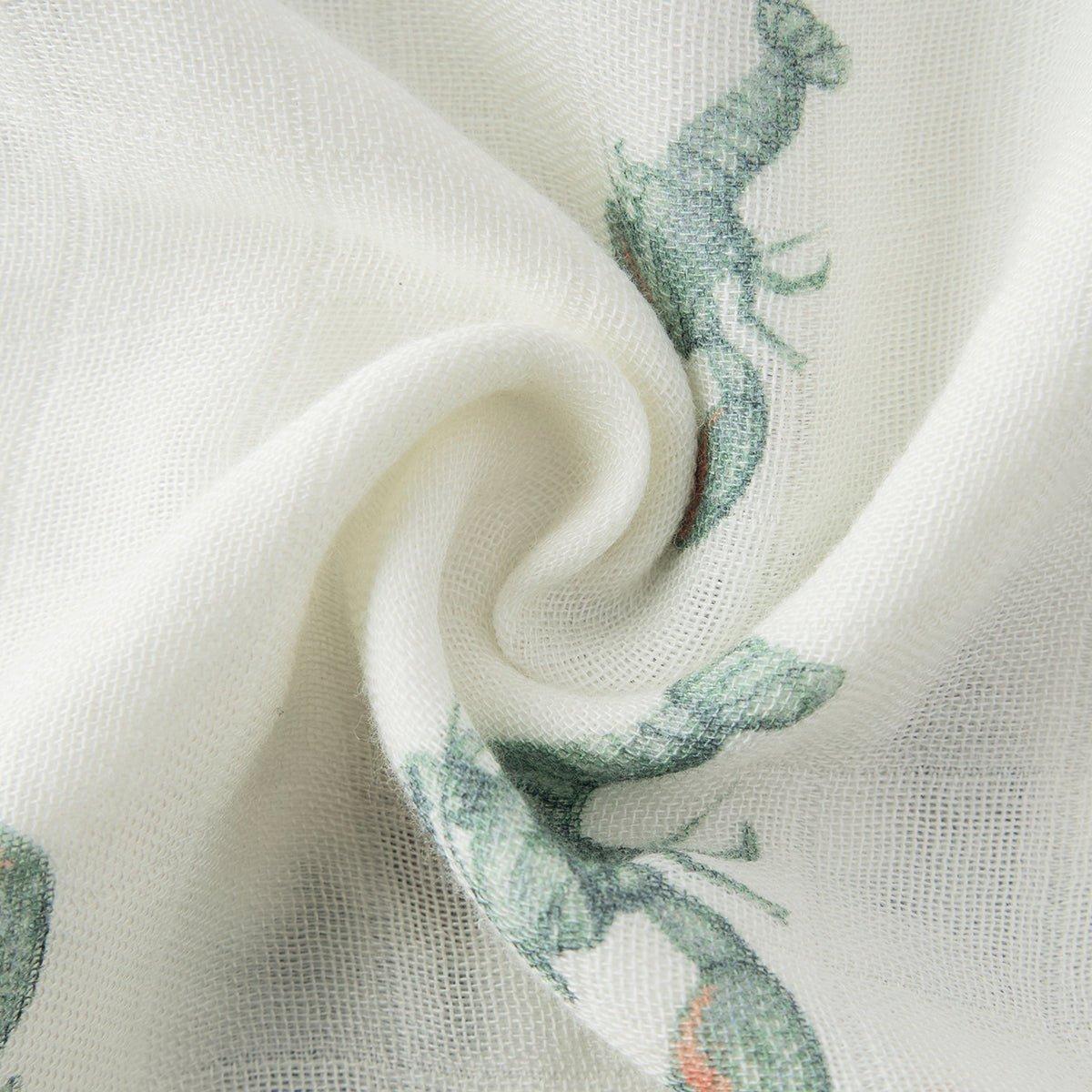 Mint Lobster Bamboo Mini Lovey Two-Layer Muslin Security Blanket image number 3
