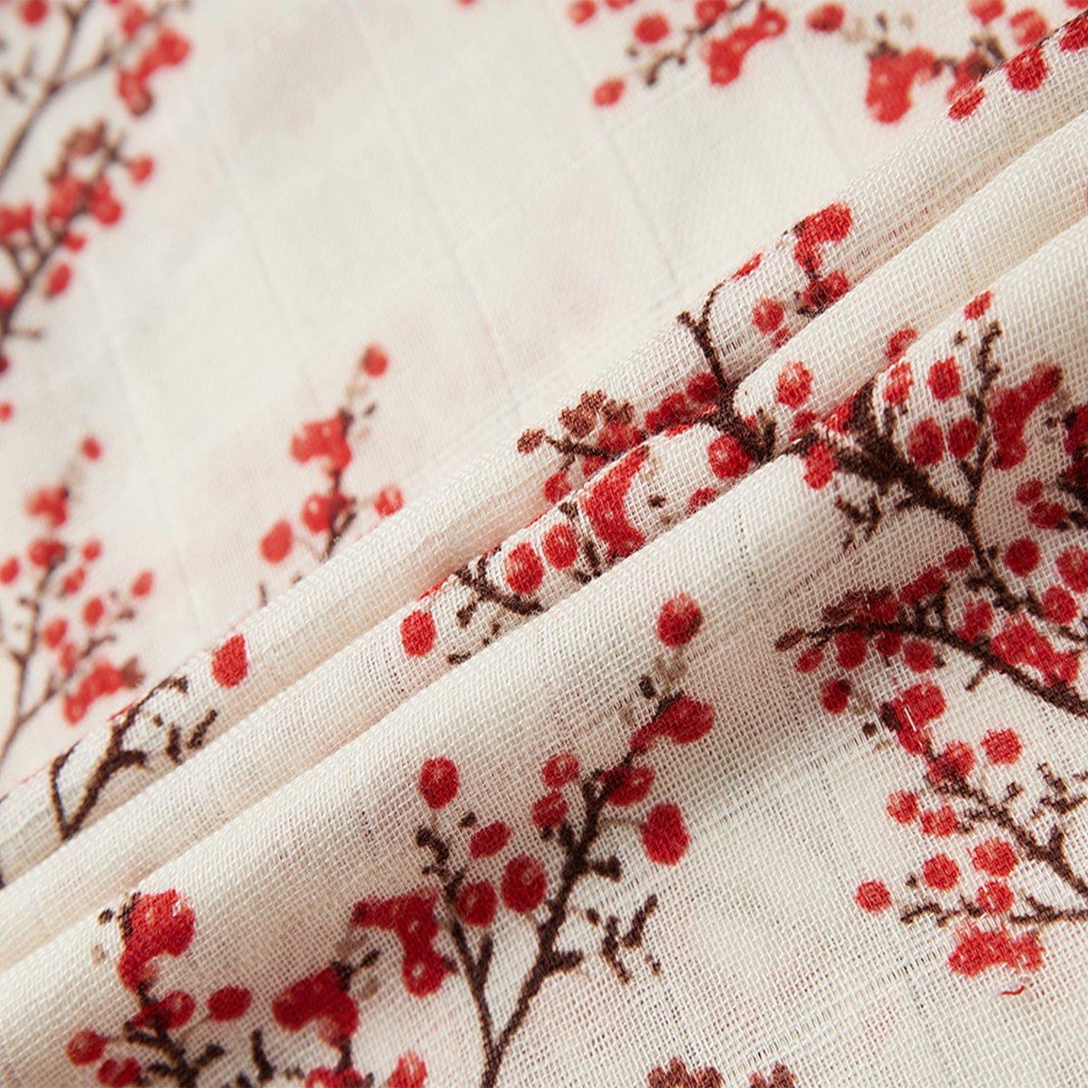 Winterberry Bamboo Mini Lovey Two-Layer Muslin Security Blanket image number 3