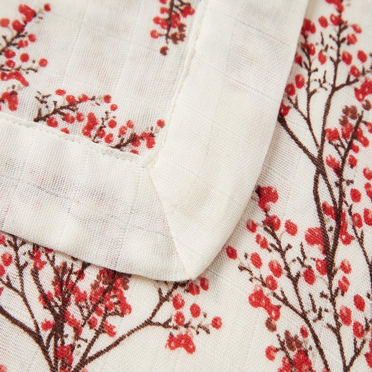 Winterberry Bamboo Mini Lovey Two-Layer Muslin Security Blanket image number 1