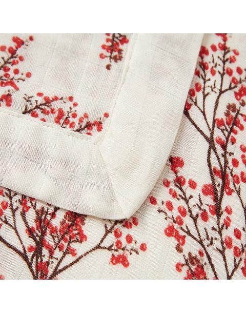 Winterberry Bamboo Mini Lovey Two-Layer Muslin Security Blanket