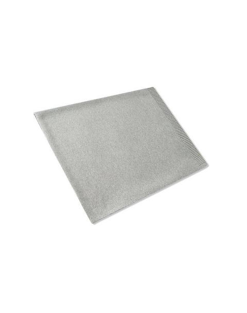 Grey Knitted Blanket