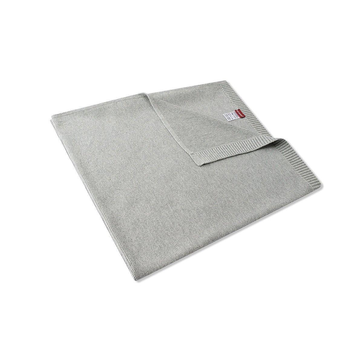 Grey Knitted Blanket image number 1