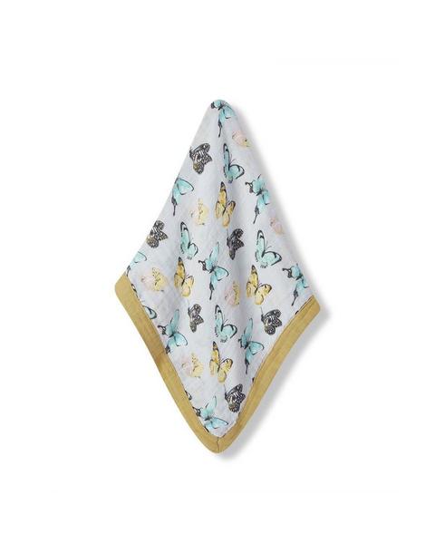 Butterfly Mini Lovey Two-Layer Muslin Security Blanket