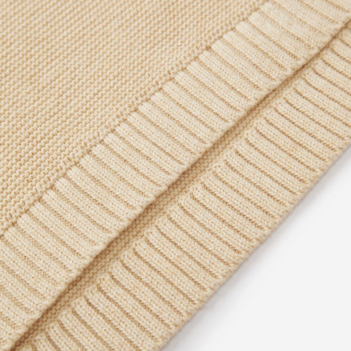 Khaki Knitted Blanket image number 3