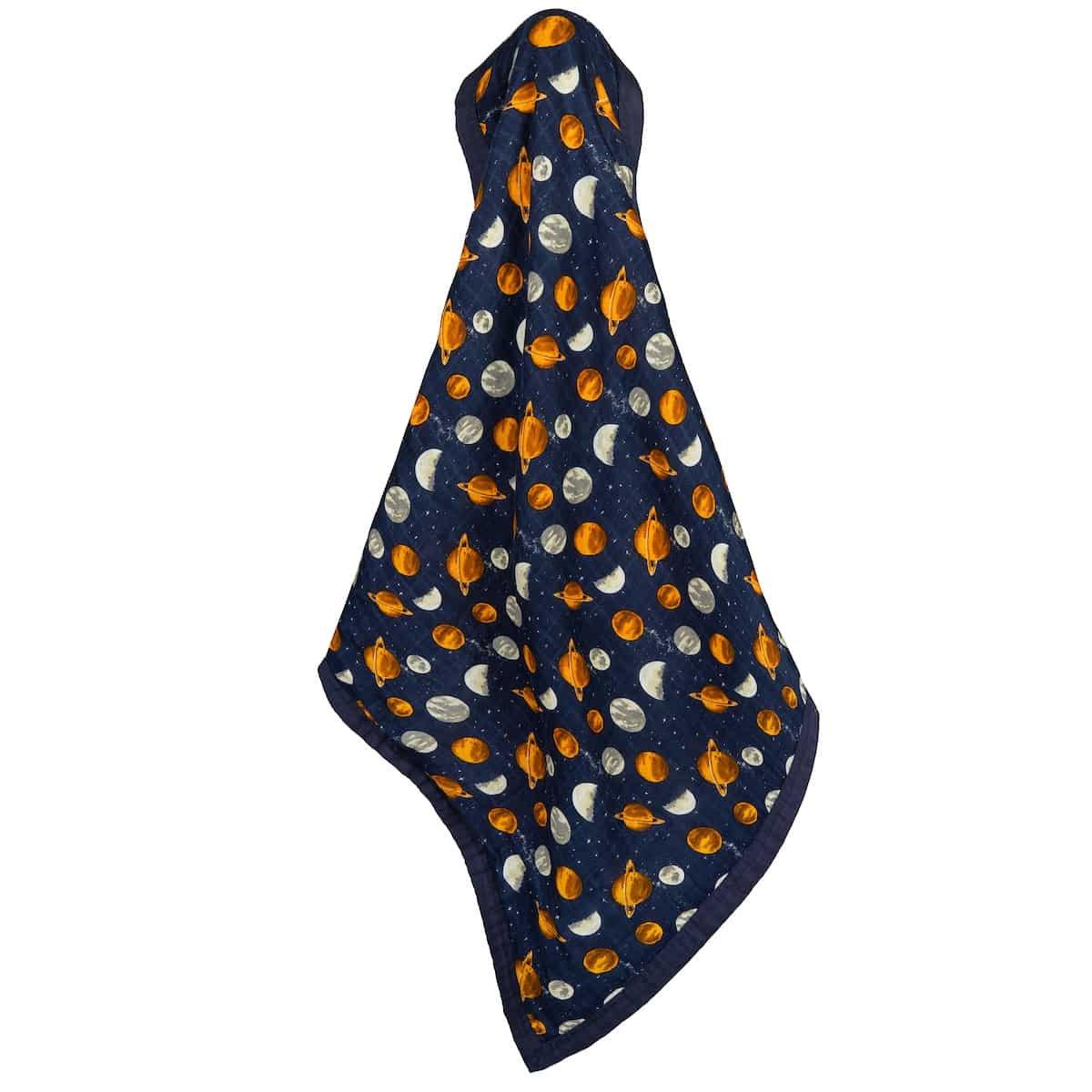 Planets Big Lovey Three-Layer Muslin Blanket image number 2