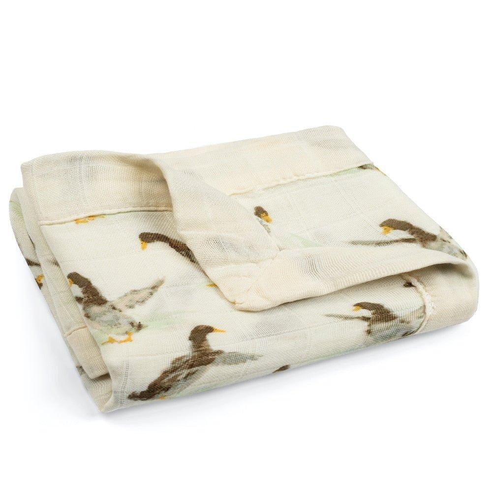 Duck Mini Lovey Two-Layer Muslin Security Blanket image number 2