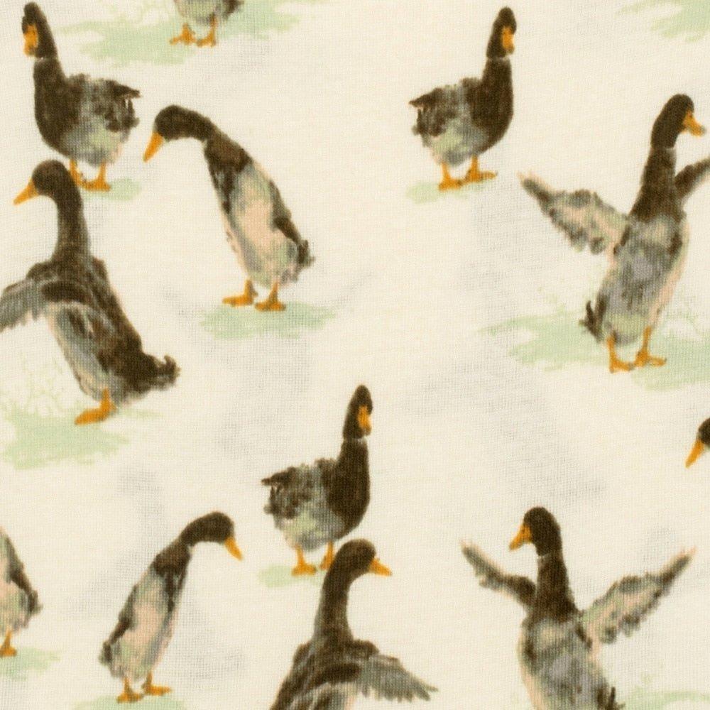 Duck Mini Lovey Two-Layer Muslin Security Blanket image number 1