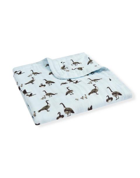 Goose Bamboo Big Lovey Three-Layer Muslin Blanket