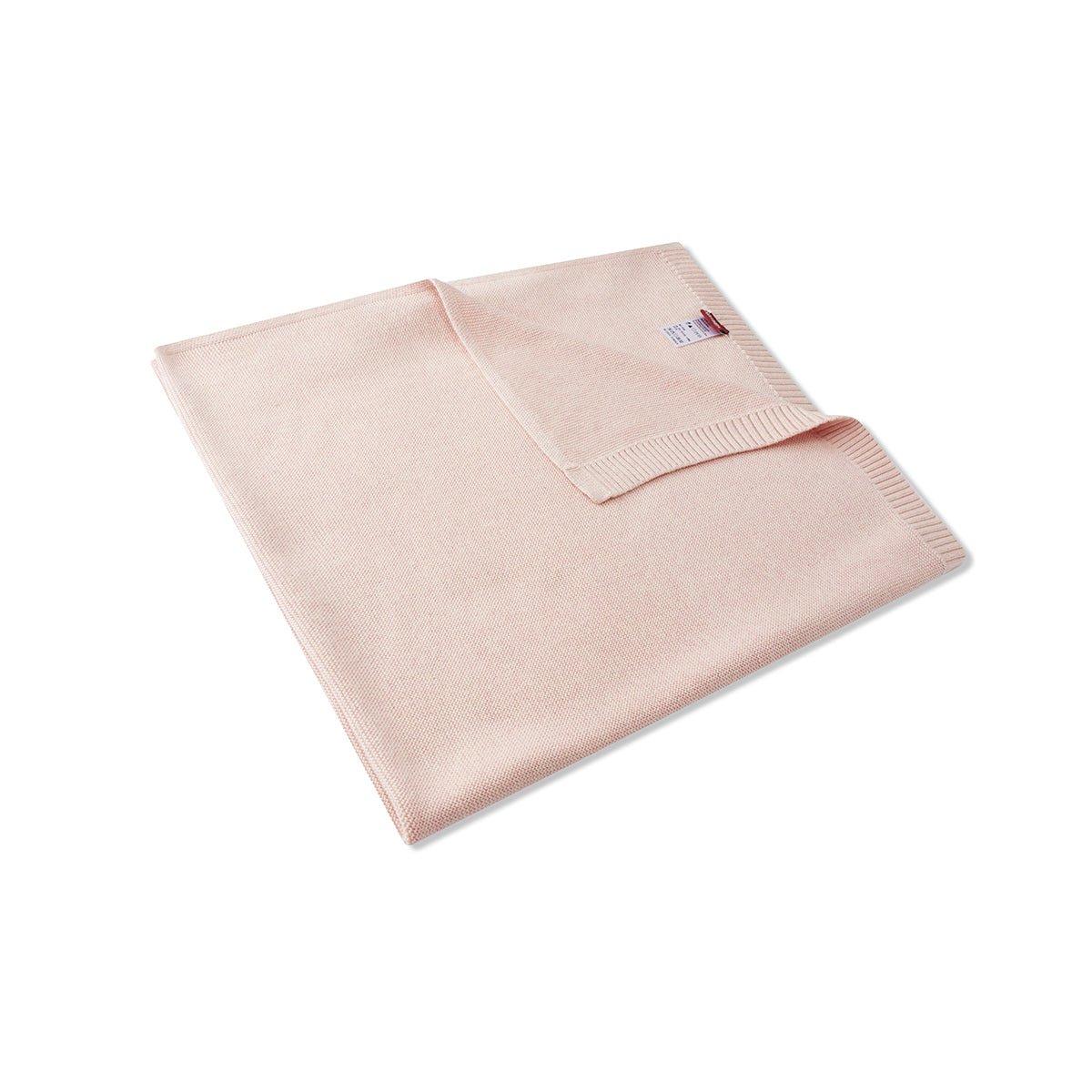 Nude Blush Knitted Blanket image number 1