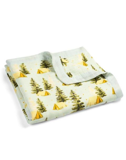Camping Big Lovey Three-Layer Muslin Blanket