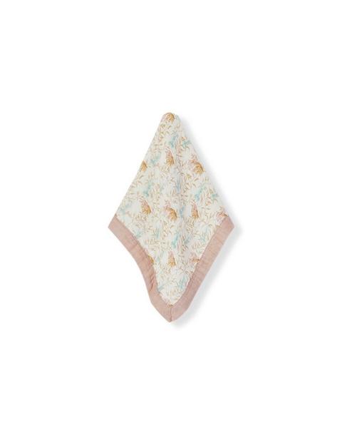 Under the Sea Bamboo Mini Lovey Two-Layer Muslin Security Blanket
