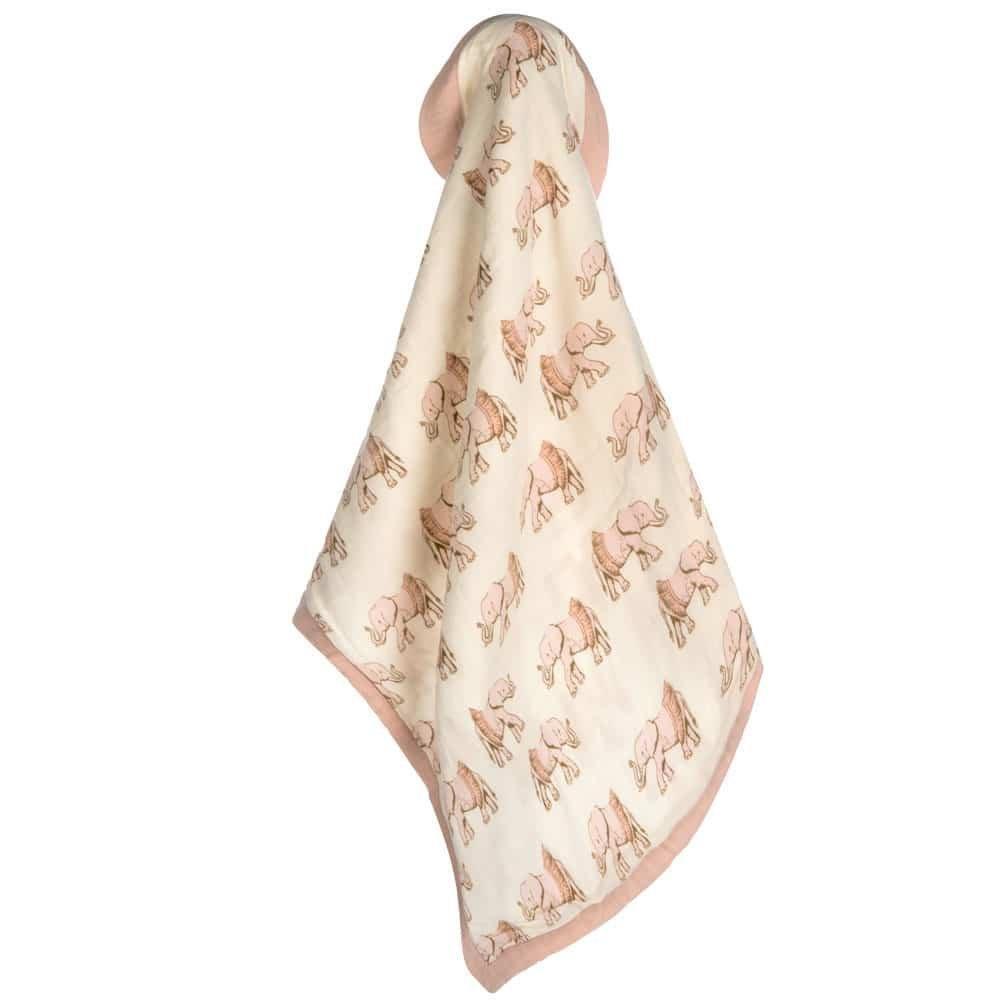 Tutu Elephant Big Lovey Three-Layer Muslin Blanket image number 2