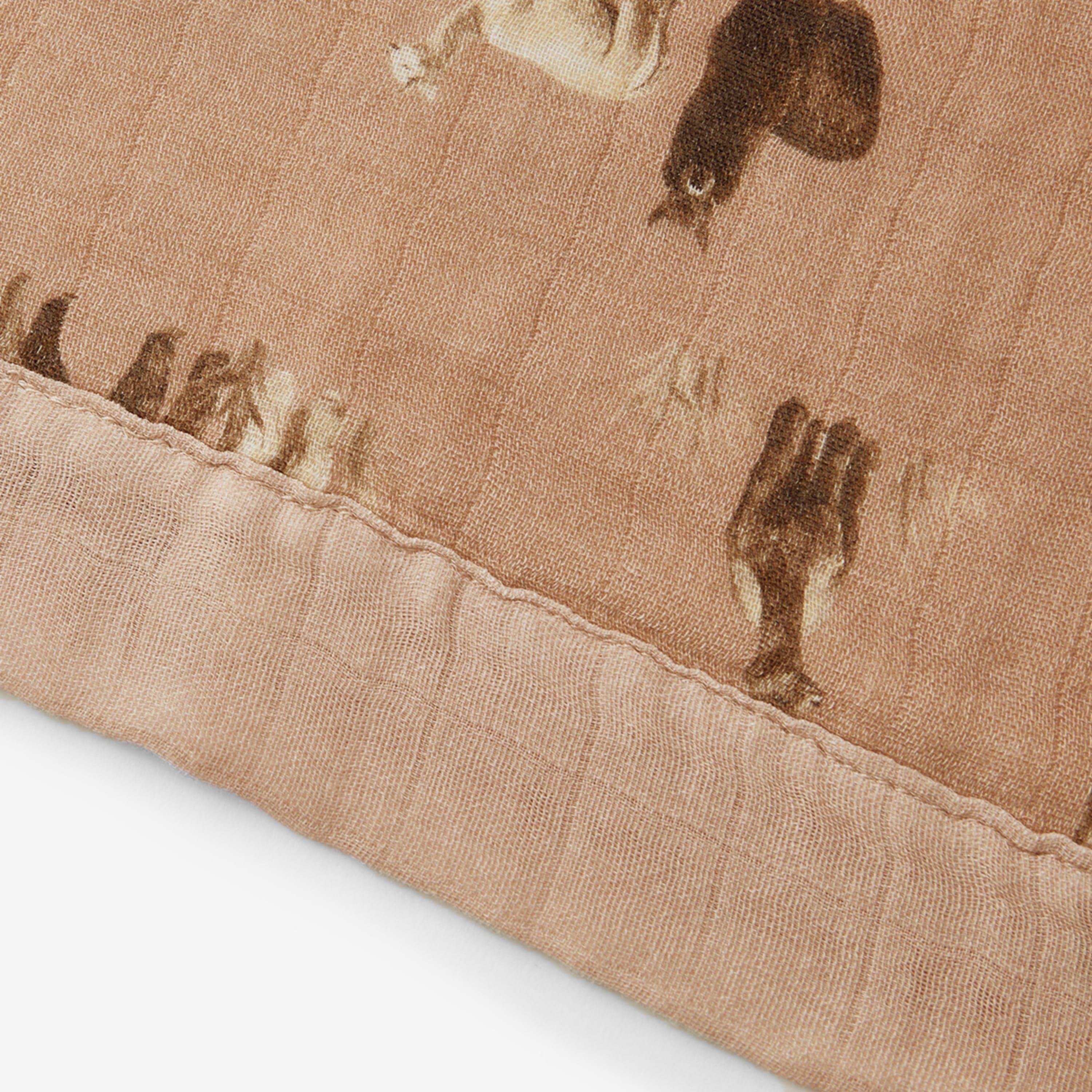 Alpaca Bamboo Big Lovey Three-Layer Muslin Blanket image number 2