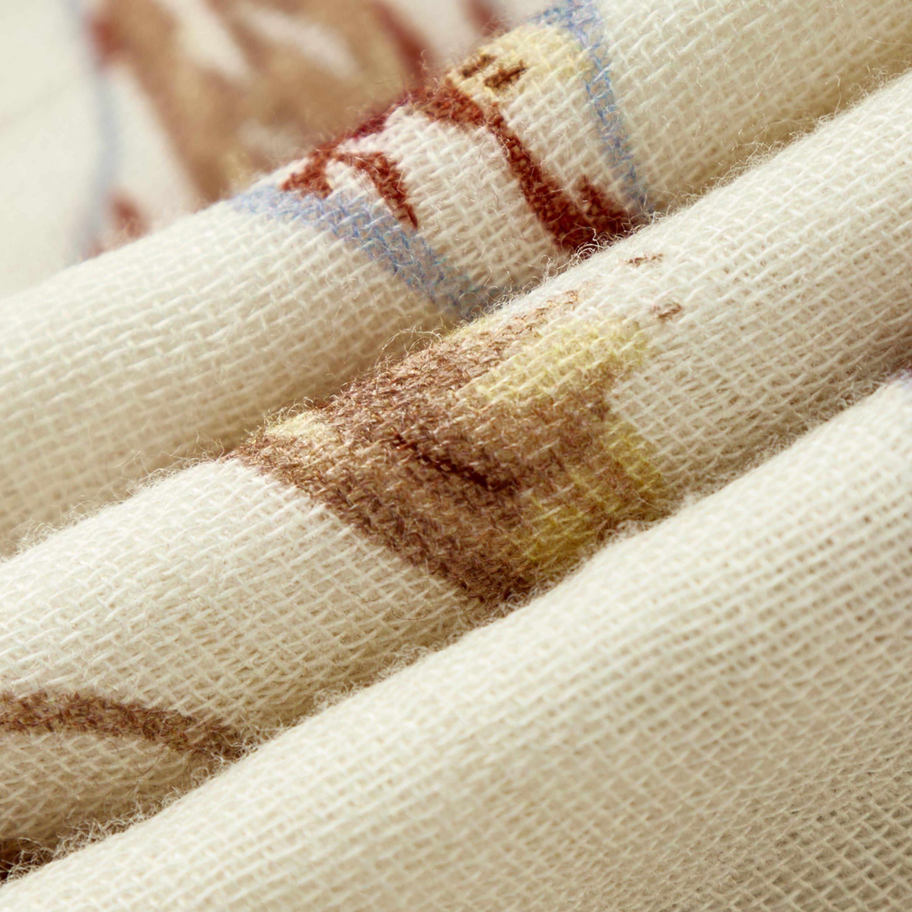 Picnic Bamboo Big Lovey Three-Layer Muslin Blanket image number 4