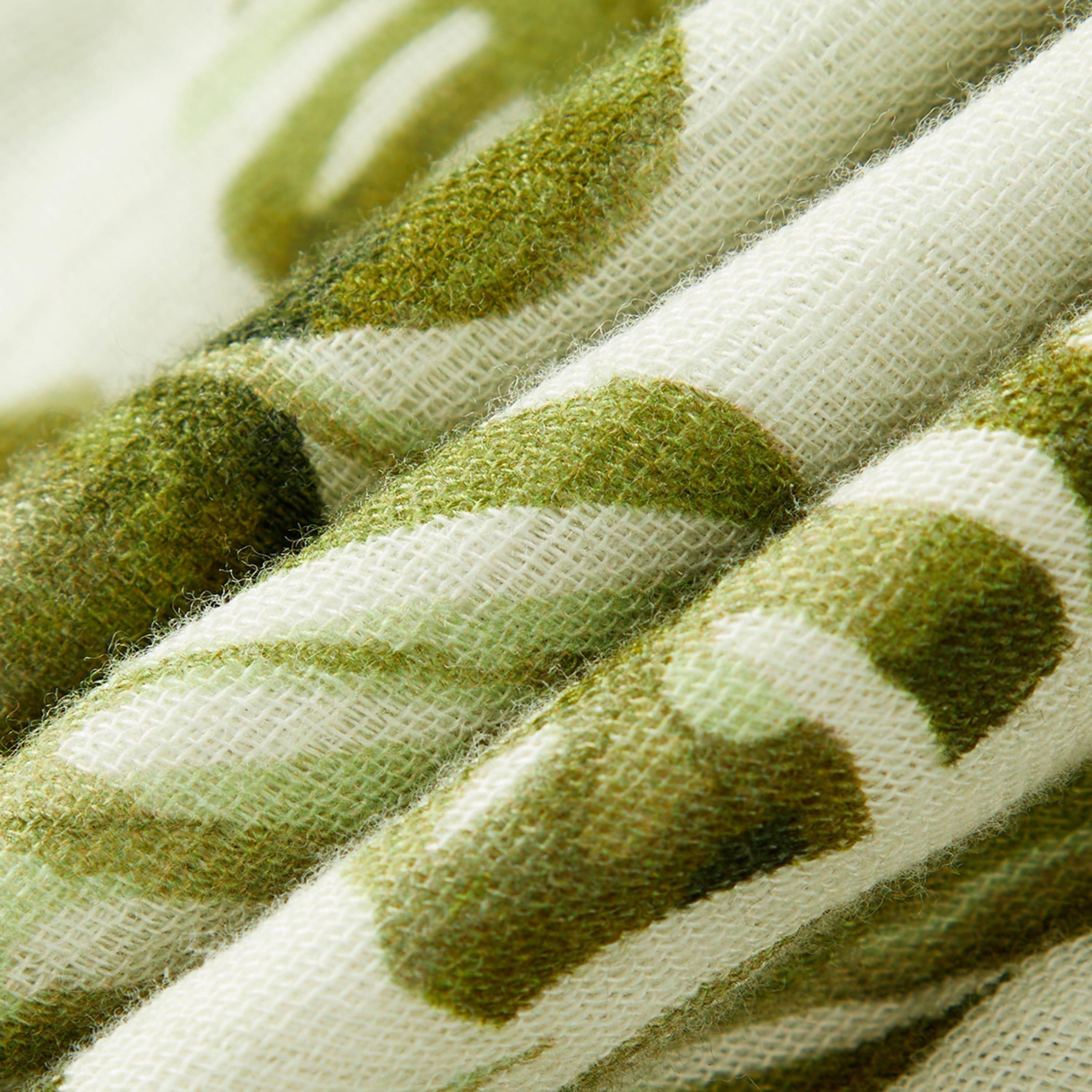 Island Leaf Bamboo Big Lovey Three-Layer Muslin Blanket image number 4