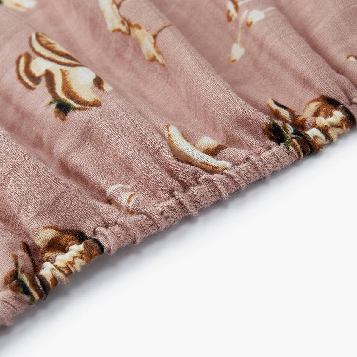 Mushroom Organic Cotton Crib Sheet image number 2