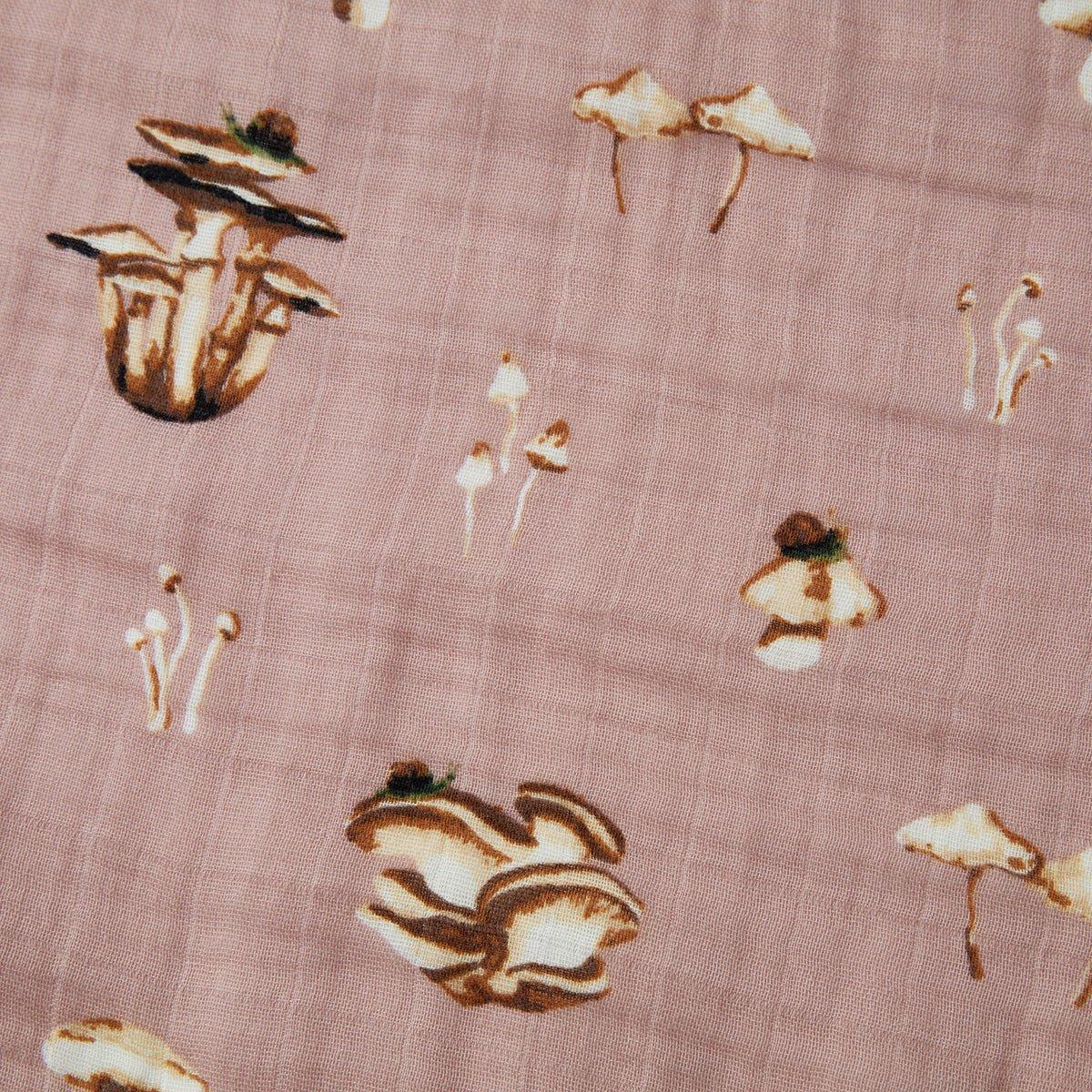 Mushroom Organic Cotton Crib Sheet image number 3