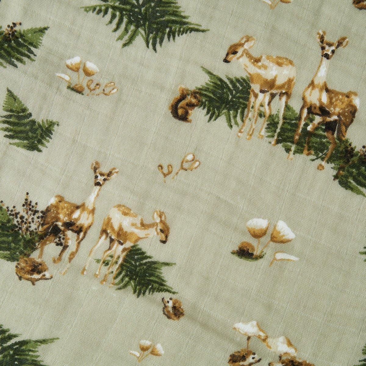 Forest Party Organic Cotton Crib Sheet image number 3