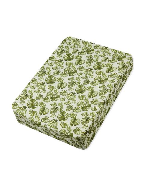 Island Leaf Organic Cotton Crib Sheet