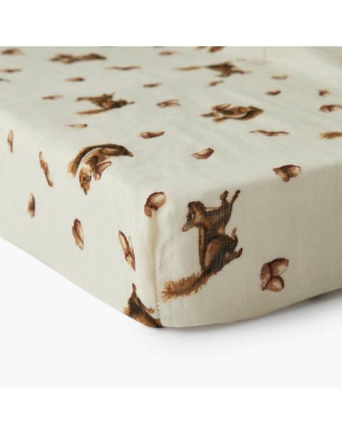 Chipmunk Bamboo Crib Sheet