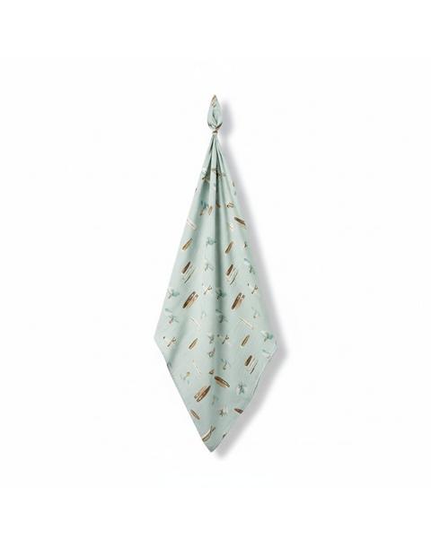 Vintage Surf Bamboo Muslin Swaddle Blanket