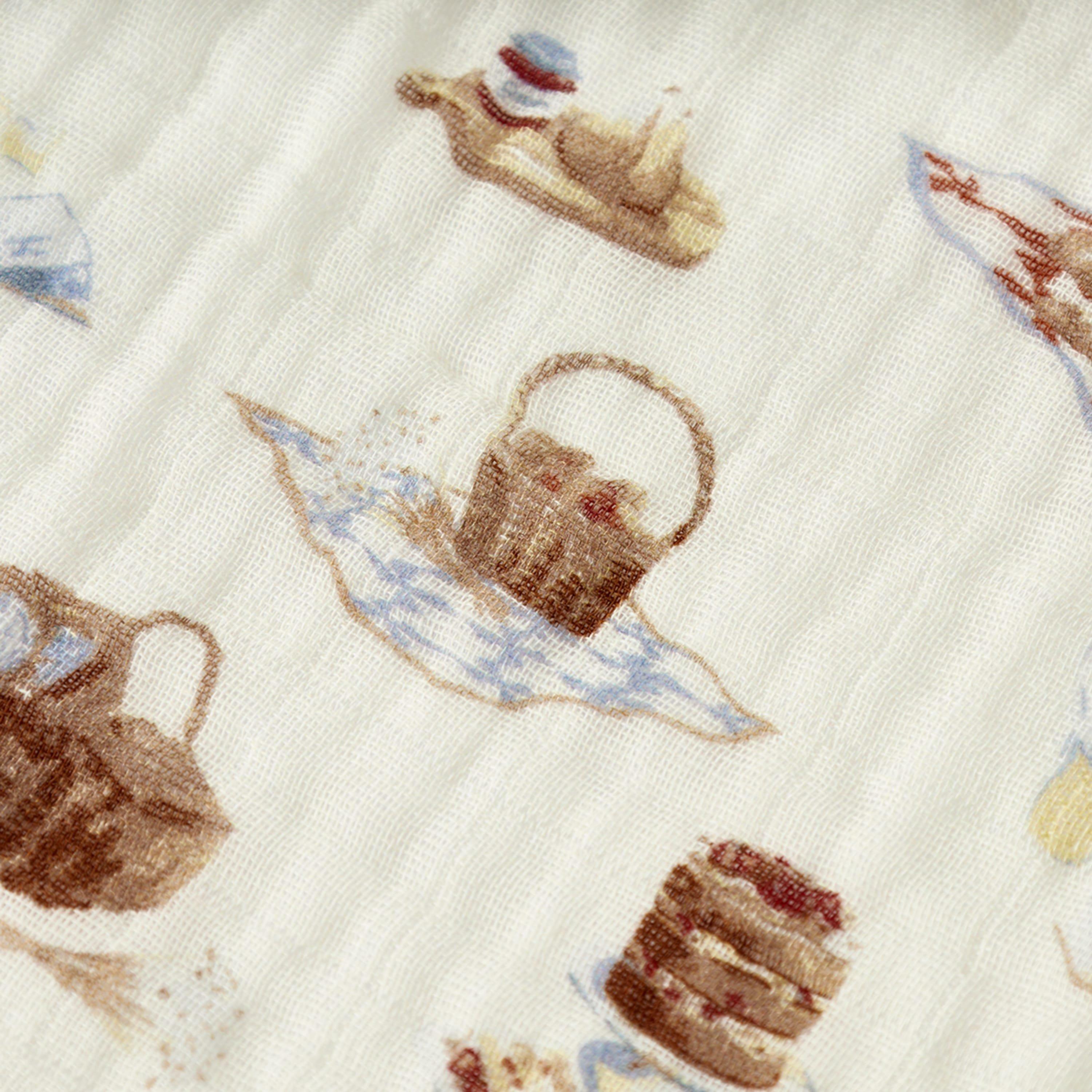 Picnic Organic Cotton Swaddle Blanket image number 2