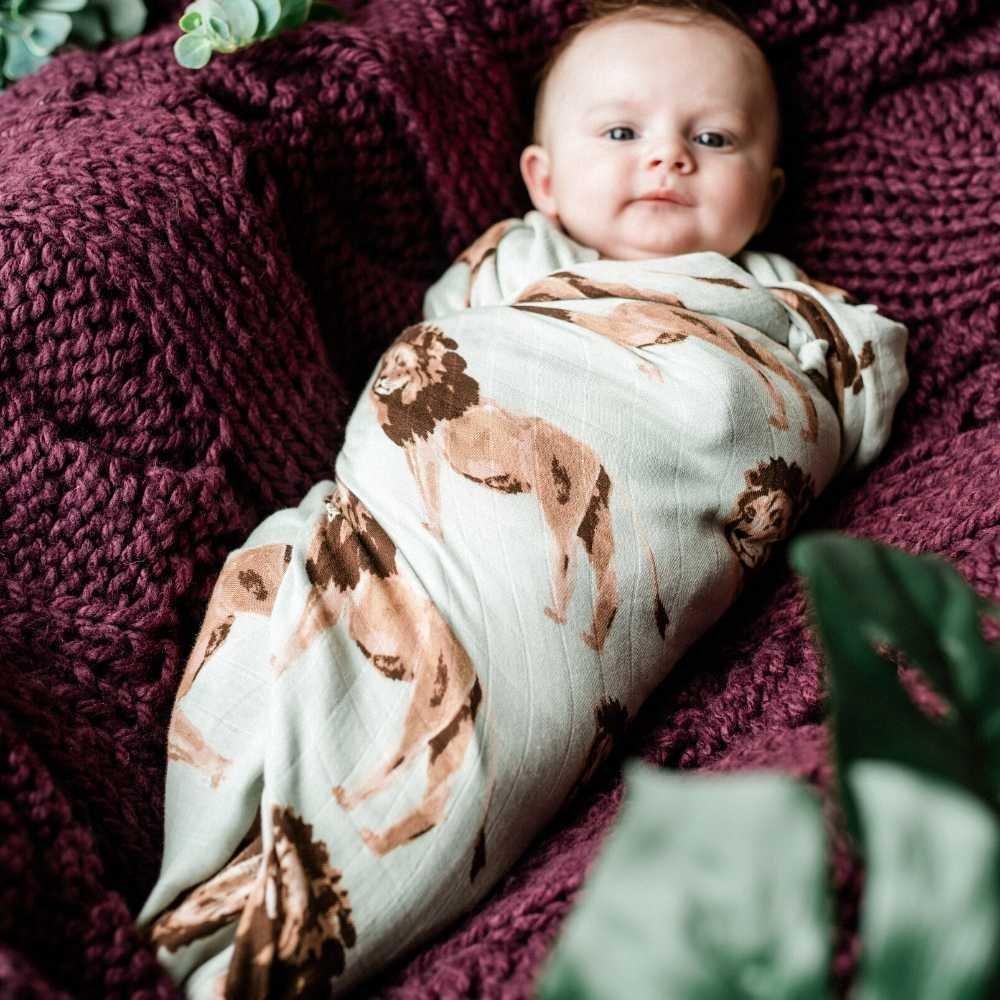 Picnic Organic Cotton Swaddle Blanket image number 4