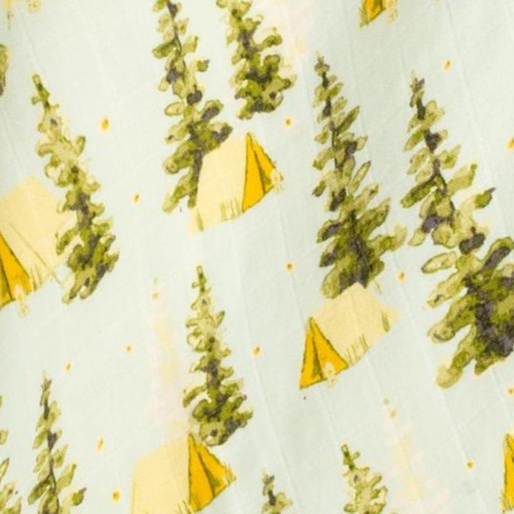 Camping Bamboo Muslin Swaddle Blanket image number 1