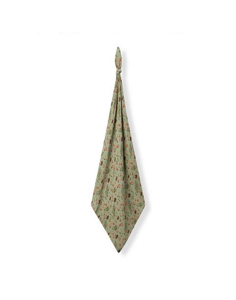 Apple Orchard Organic Cotton Swaddle Blanket