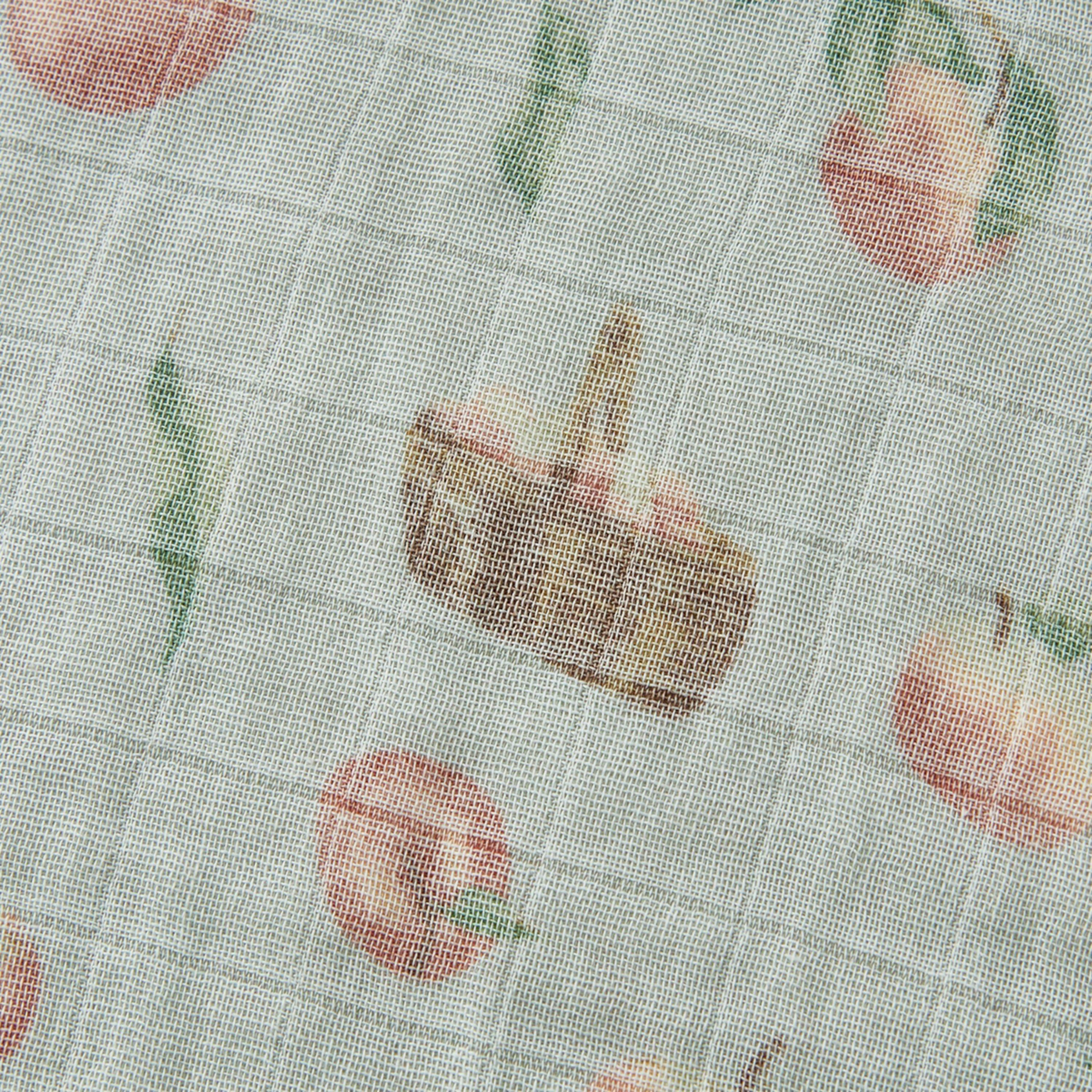 Apple Orchard Organic Cotton Swaddle Blanket image number 2