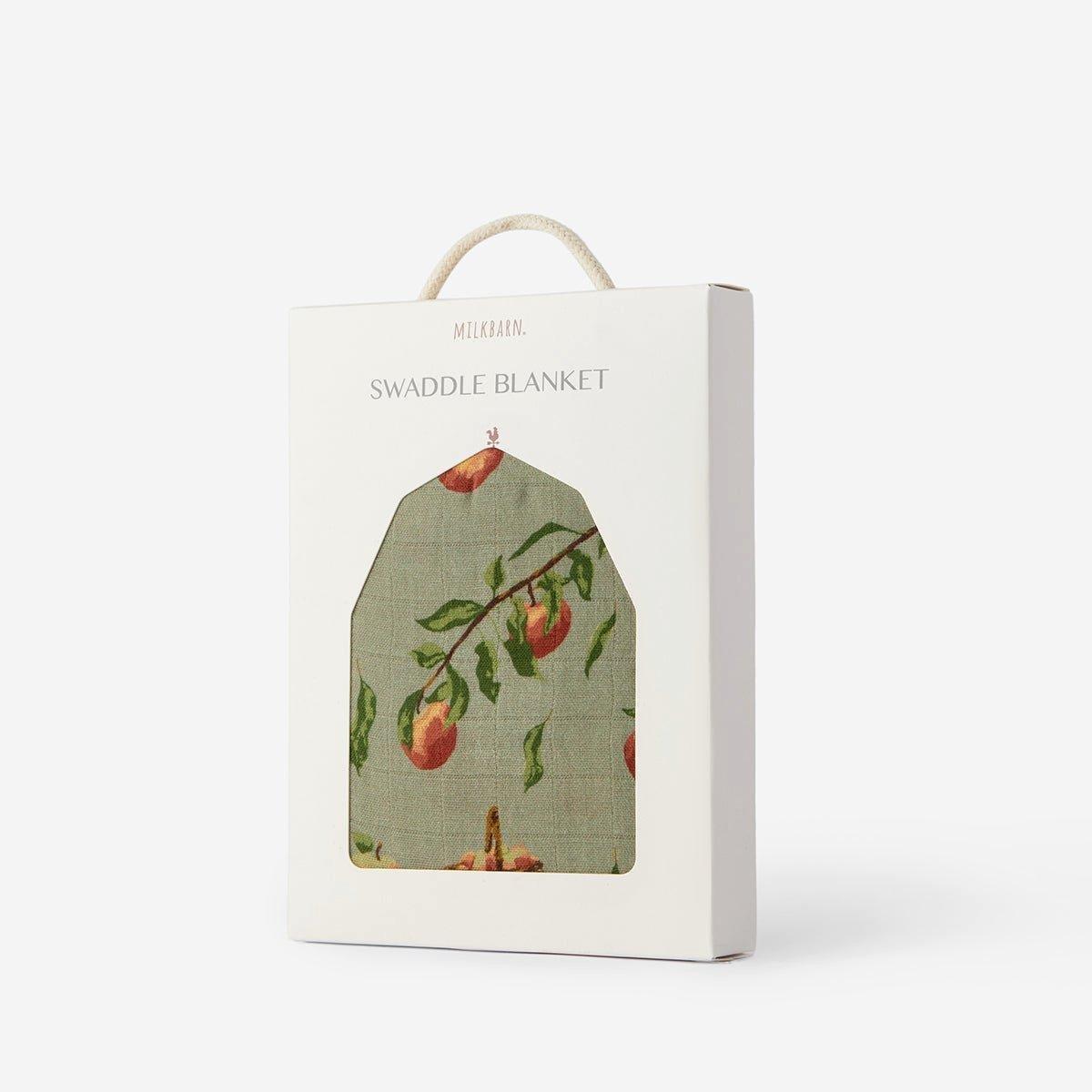 Apple Orchard Organic Cotton Swaddle Blanket image number 4