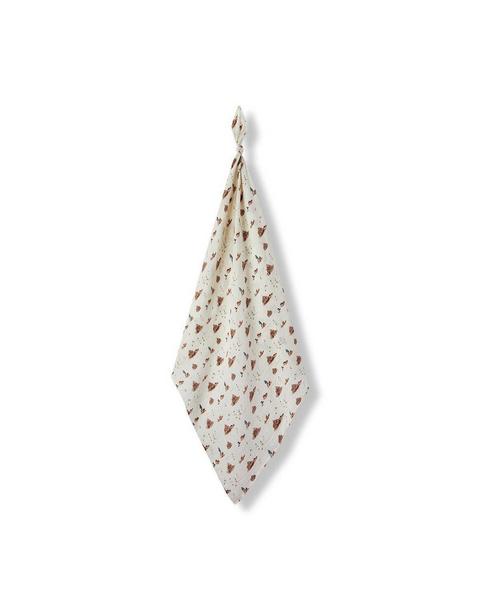 Sandcastle Organic Cotton Muslin Swaddle Blanket