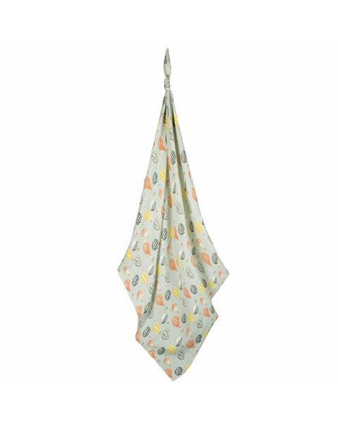 Vintage Balloons Organic Cotton Muslin Swaddle Blanket