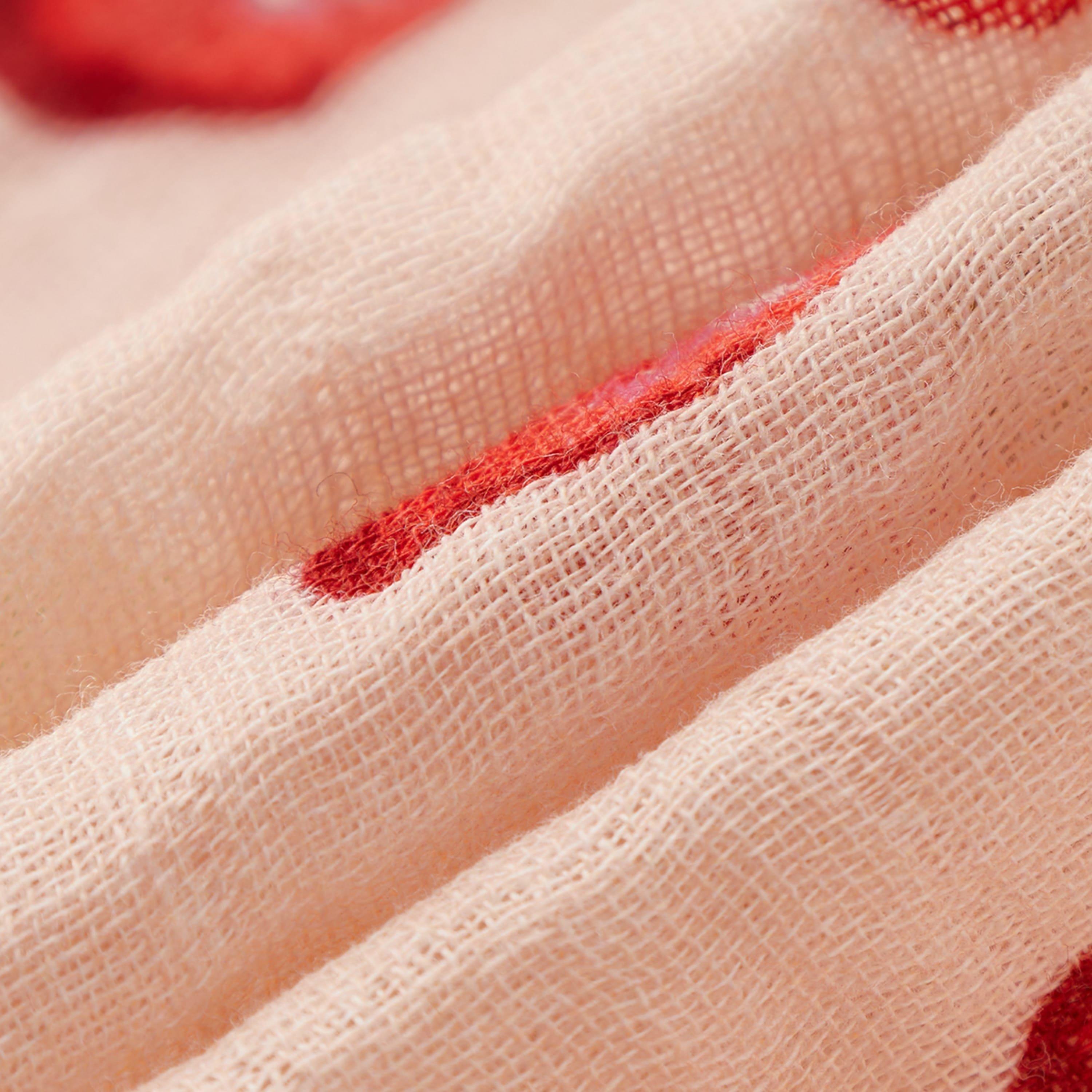 Strawberry Organic Cotton Swaddle Blanket image number 3