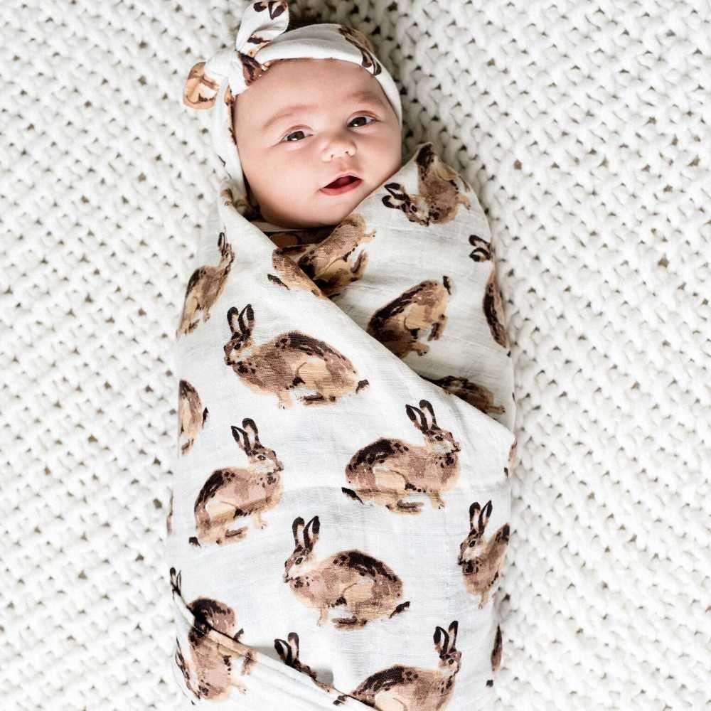 Strawberry Organic Cotton Swaddle Blanket image number 4