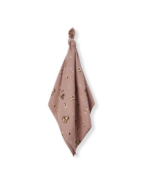Mushroom Organic Cotton Muslin Swaddle Blanket
