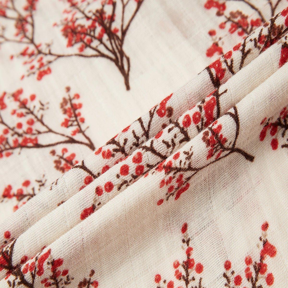 Winterberry Organic Cotton Muslin Swaddle Blanket image number 3