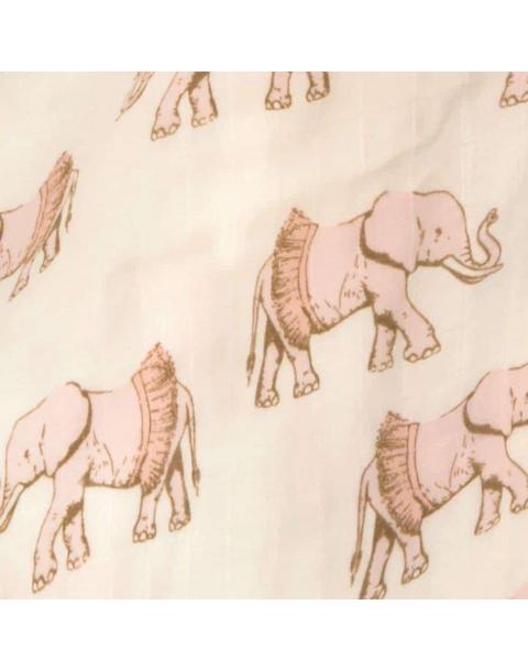 Tutu Elephant Bamboo Muslin Swaddle Blanket