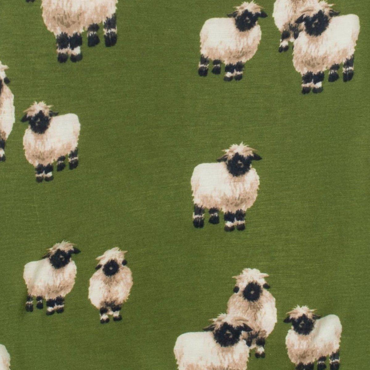 Valais Sheep Bamboo Muslin Swaddle Blanket
