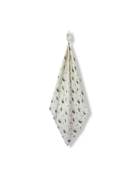 Coastal Crab Bamboo Muslin Swaddle Blanket