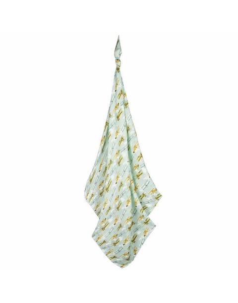 Vintage Planes Organic Cotton Muslin Swaddle Blanket