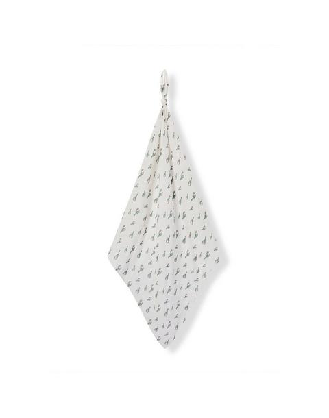 Mint Lobster Bamboo Swaddle Blanket