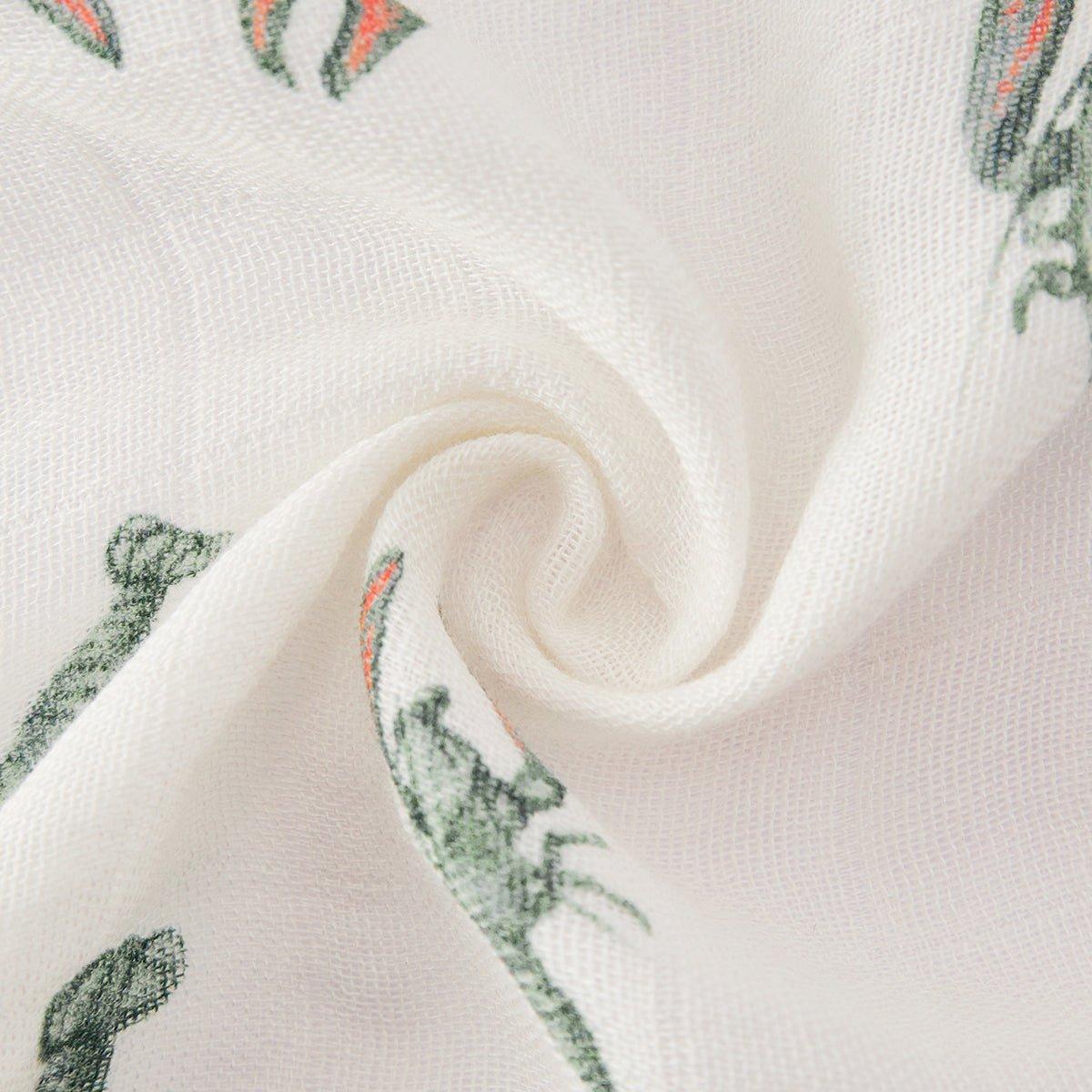 Mint Lobster Bamboo Two-Piece Burp Cloth Set image number 4