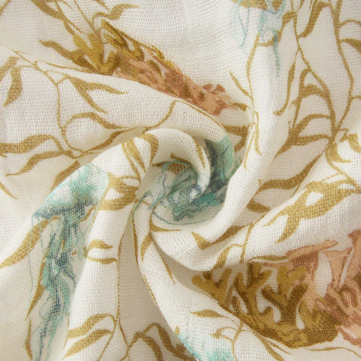 Under the Sea Organic Cotton Two-Piece Burp Cloth Set image number 4