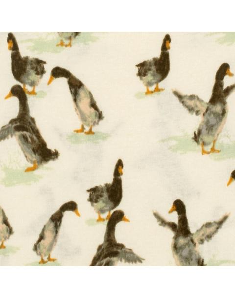 Duck Organic Cotton Muslin Two-Piece Burp Cloth Set