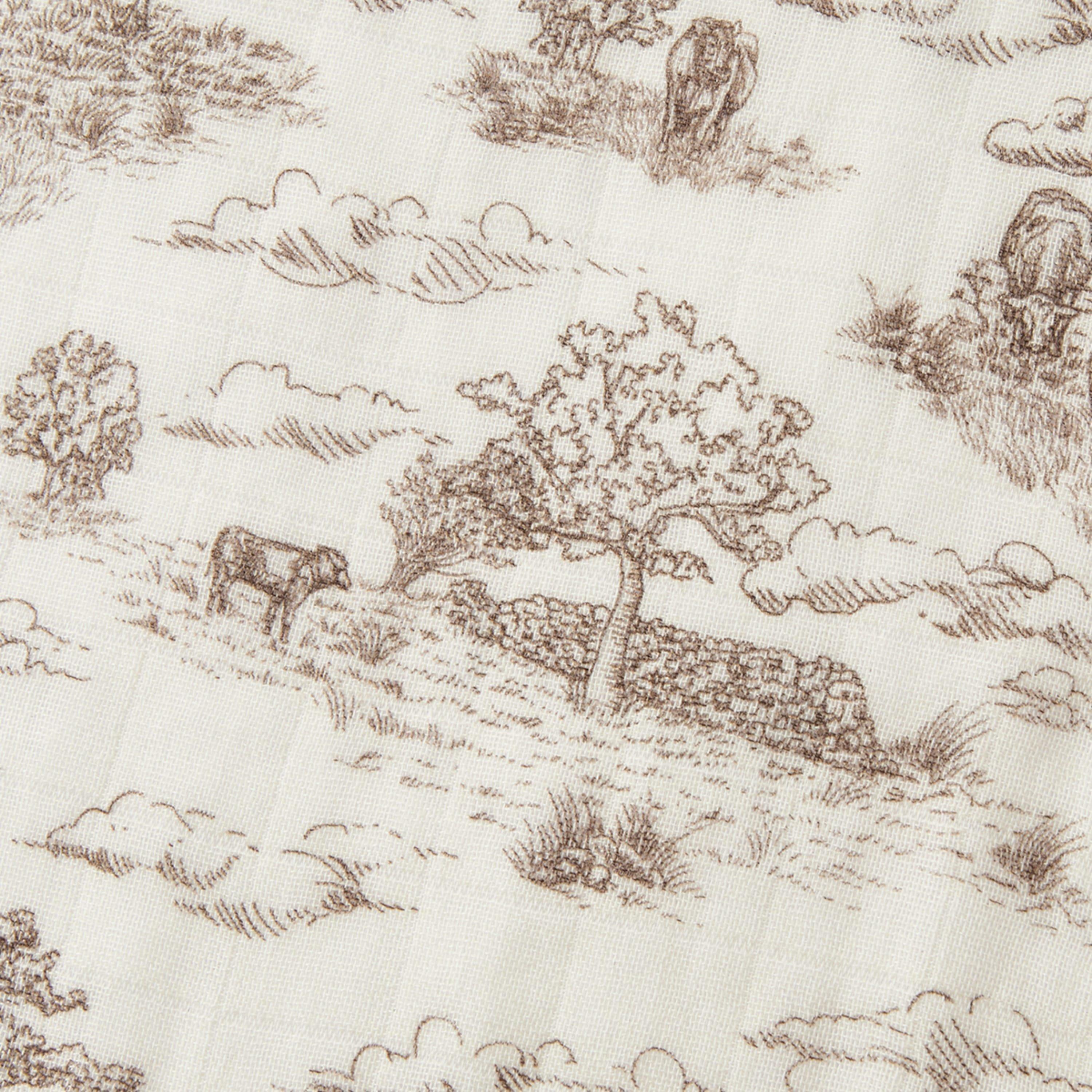 Country Toile Bamboo Two-Piece Burp Cloth Set image number 3